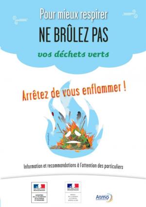 Affiche Brûlage des végétaux